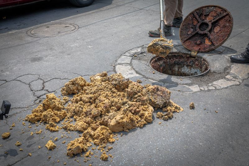 ¡Alerta en las Cloacas! Masa Amarillenta Causa Revuelo en Monterrey