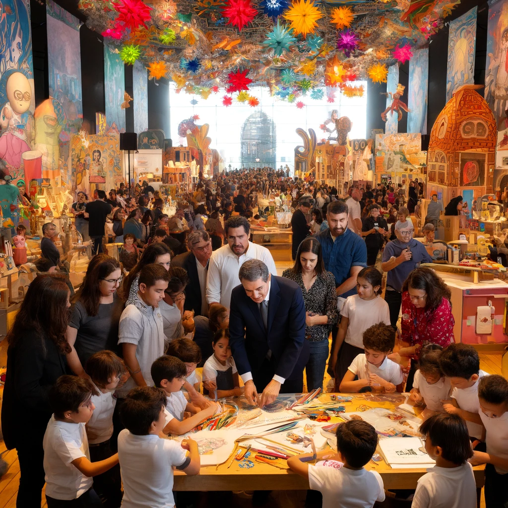 Bicentenario de Nuevo León: Gobernador y Comunidad Celebran en “Niños Conarte” con Arte y Cultura