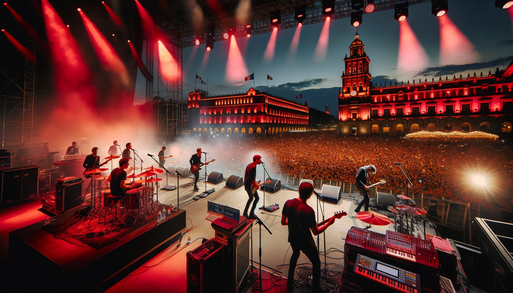 Interpol Conquista el Corazón de México con Histórico Concierto en el Zócalo